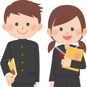 参考書を持った2人の学生